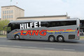 Reisebus mit Hilfsappell (Foto: Rene Lang)